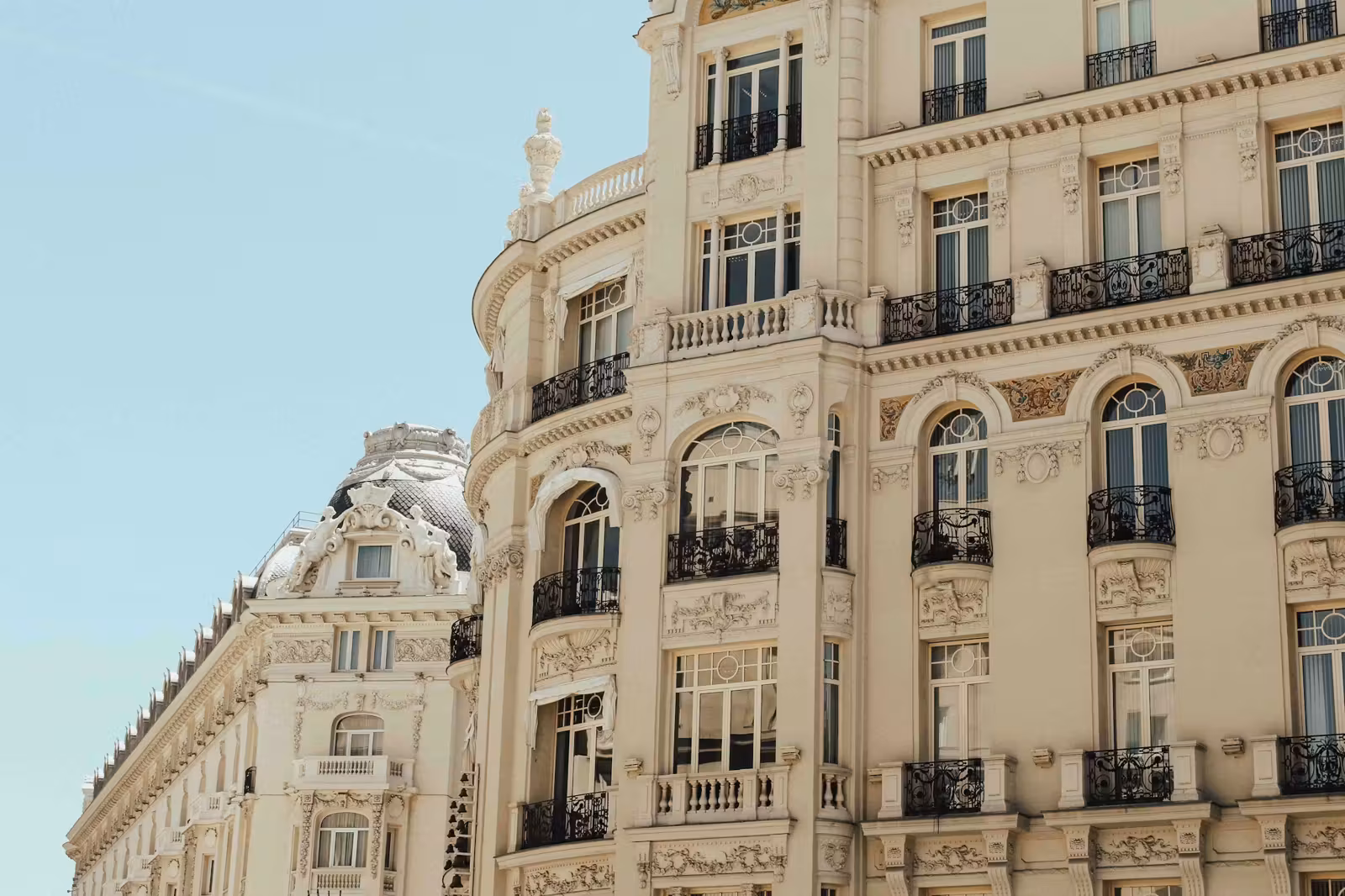 Madrid at dusk